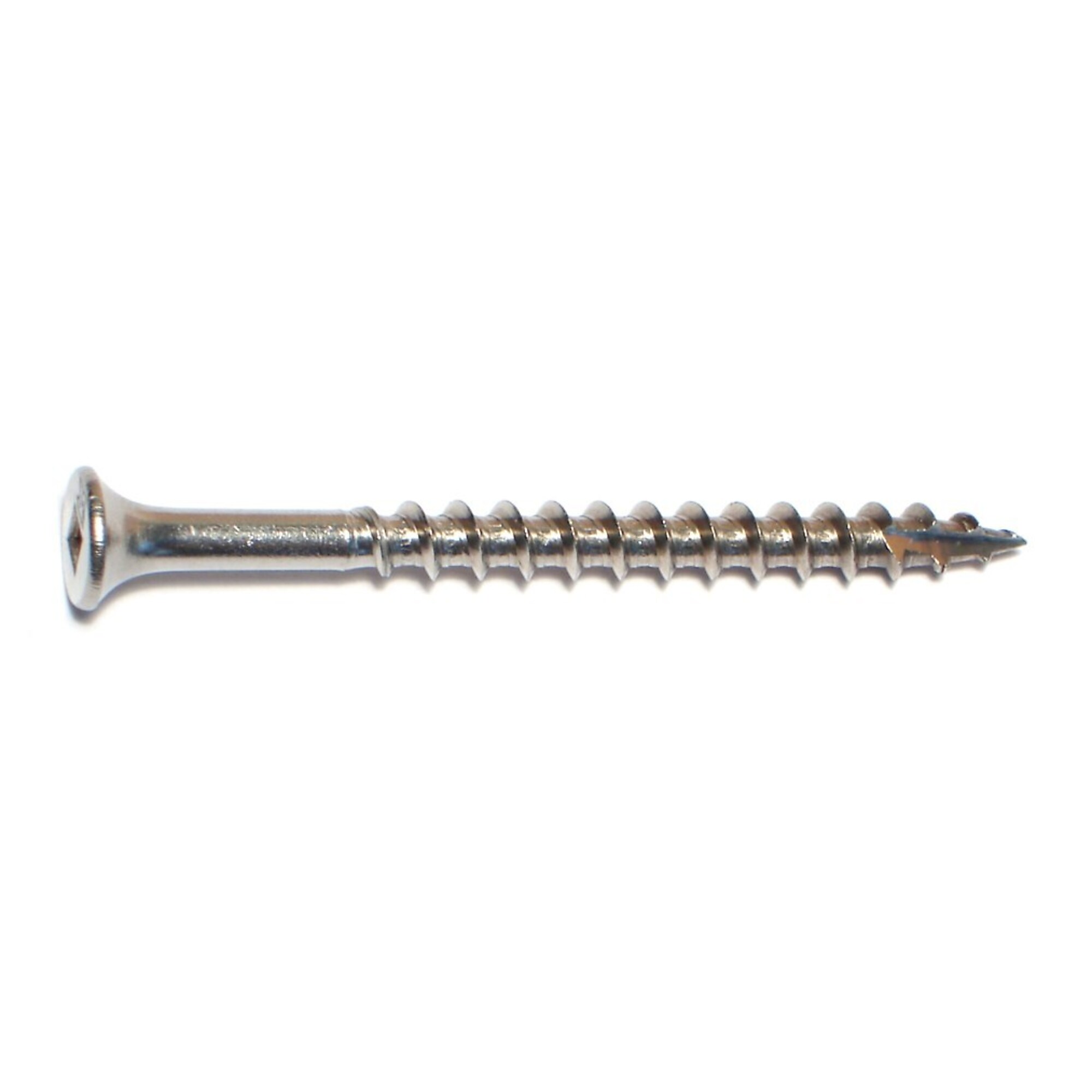 Midwest Fastener BuildRight Stainless Steel Deck Screws - #10 x 2-1/2in., Square Drive, Bugle Head, 80 Pcs, Model# 08557